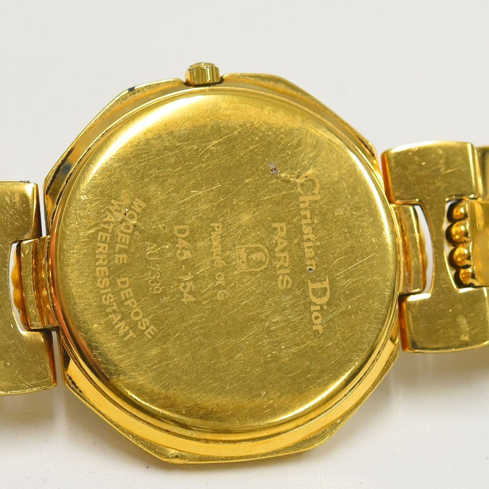 1 иен передвижной товар наручные часы Christian Dior Dior D45-154 кварц мужской включение в покупку не возможно 