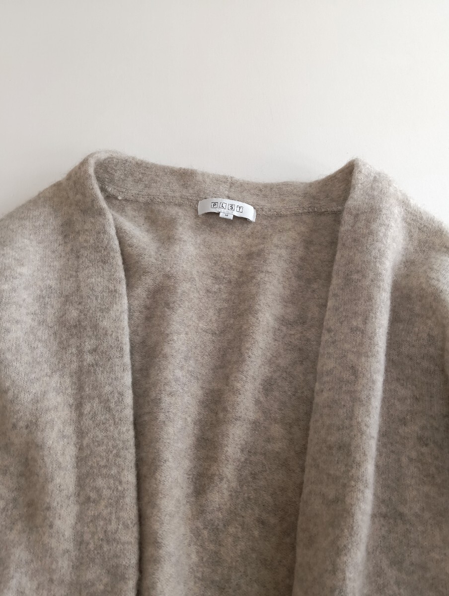 プラステ　PLST 　ウール×ヤク　ブレンド　カーディガン　size M　ベージュ　　　　秋の羽織りもの♪_画像3