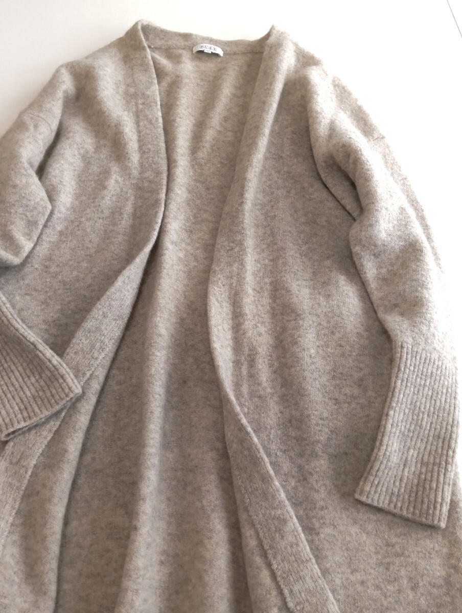 プラステ　PLST 　ウール×ヤク　ブレンド　カーディガン　size M　ベージュ　　　　秋の羽織りもの♪_画像6