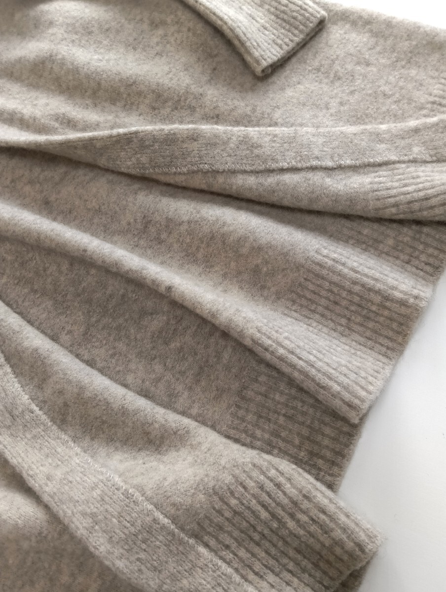 プラステ　PLST 　ウール×ヤク　ブレンド　カーディガン　size M　ベージュ　　　　秋の羽織りもの♪_画像7