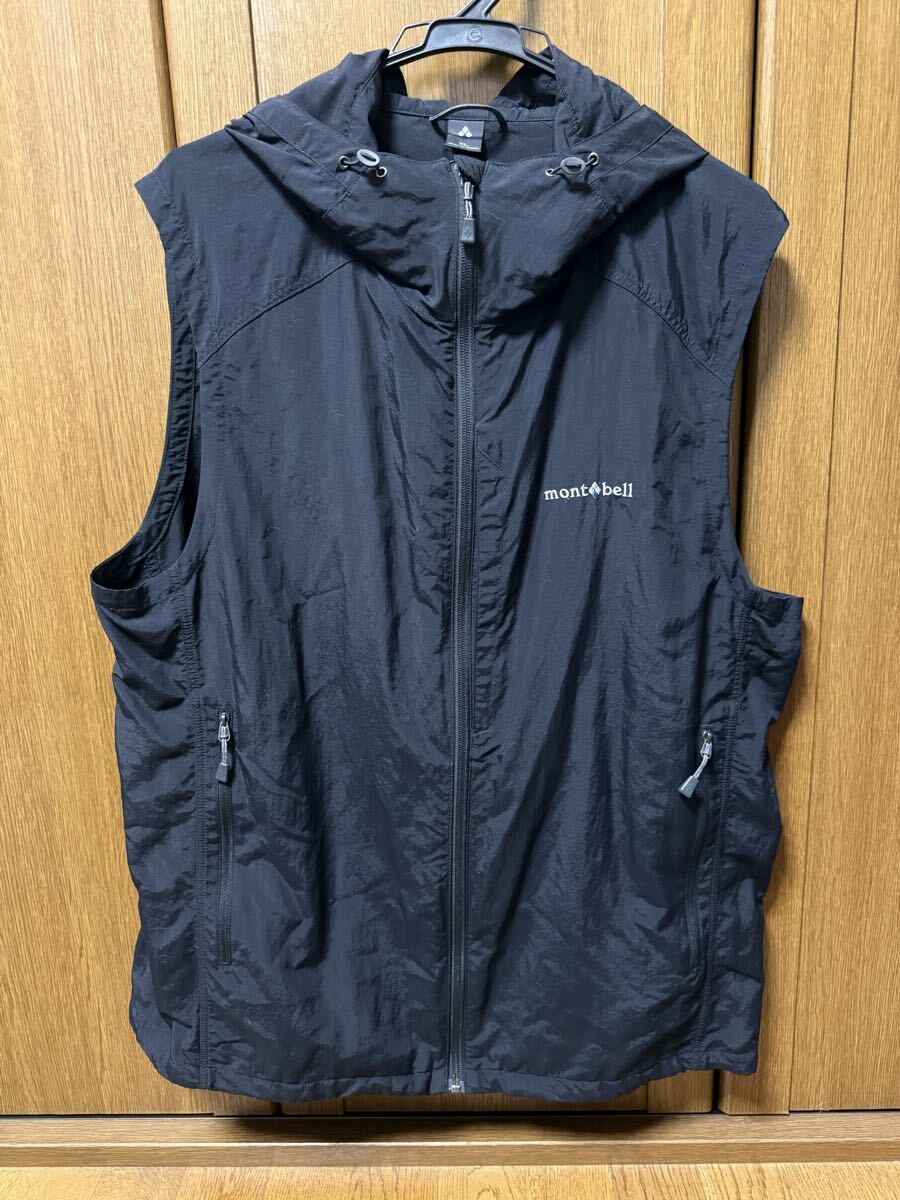モンベル ODフードベスト メンズ ブラック XL mont-bell BK_画像1
