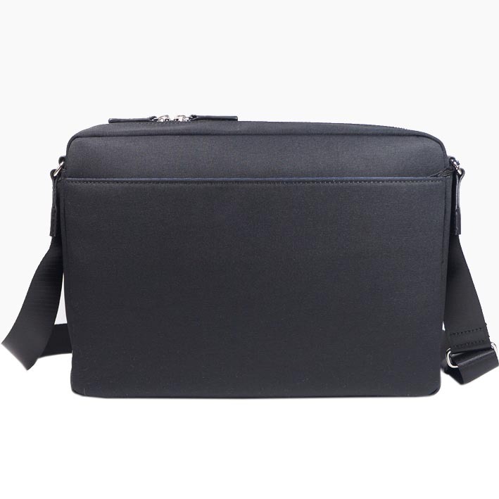 タケオキクチ TAKEO KIKUCHI 牛革使いショルダーバッグ A4 ライニング メンズ ブラック 黒 新品 正規品 撥水 軽量 定価24,200円 98112_画像5