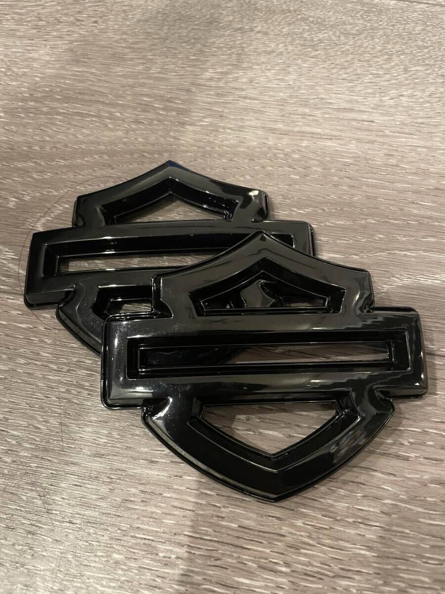 在庫処分 グロスブラック×ブラック cvo 3D エンブレム 送料無料 即納 ハーレー ツーリング ソフテイル ダイナ_画像1