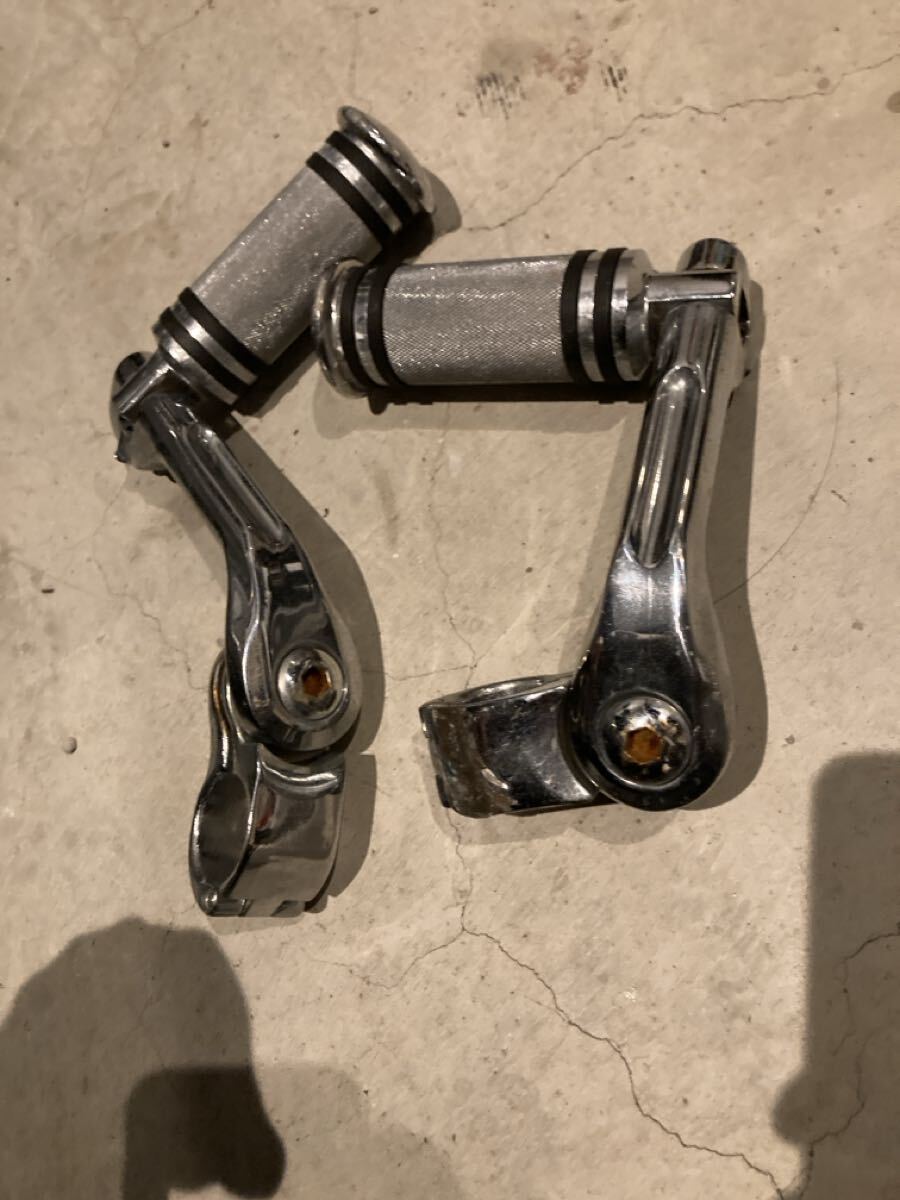 ハイウェイペグ　ハーレー　ツーリング　ソフテイル メッキ　ロードグライド　ストリートグライド　ウルトラ_画像2