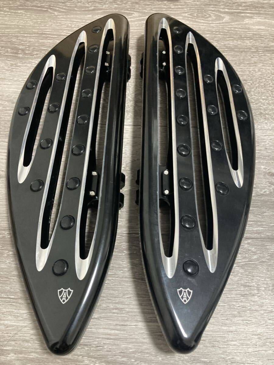 即納　送料込み フロアボード フルセット　パッセンジャー　ハーレー　ツーリング　ソフテイル フットペグ　シフター　ブレーキ　ブラック1_画像3