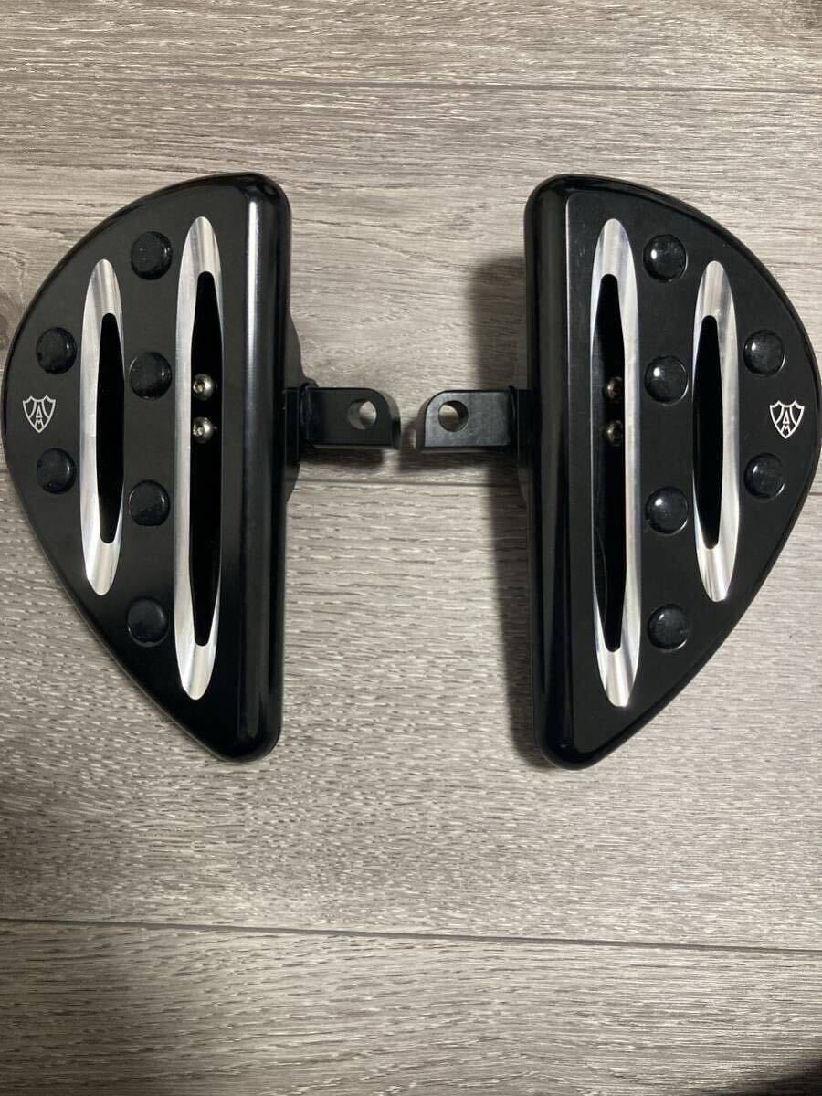 即納　送料込み フロアボード フルセット　パッセンジャー　ハーレー　ツーリング　ソフテイル フットペグ　シフター　ブレーキ　ブラック1_画像4