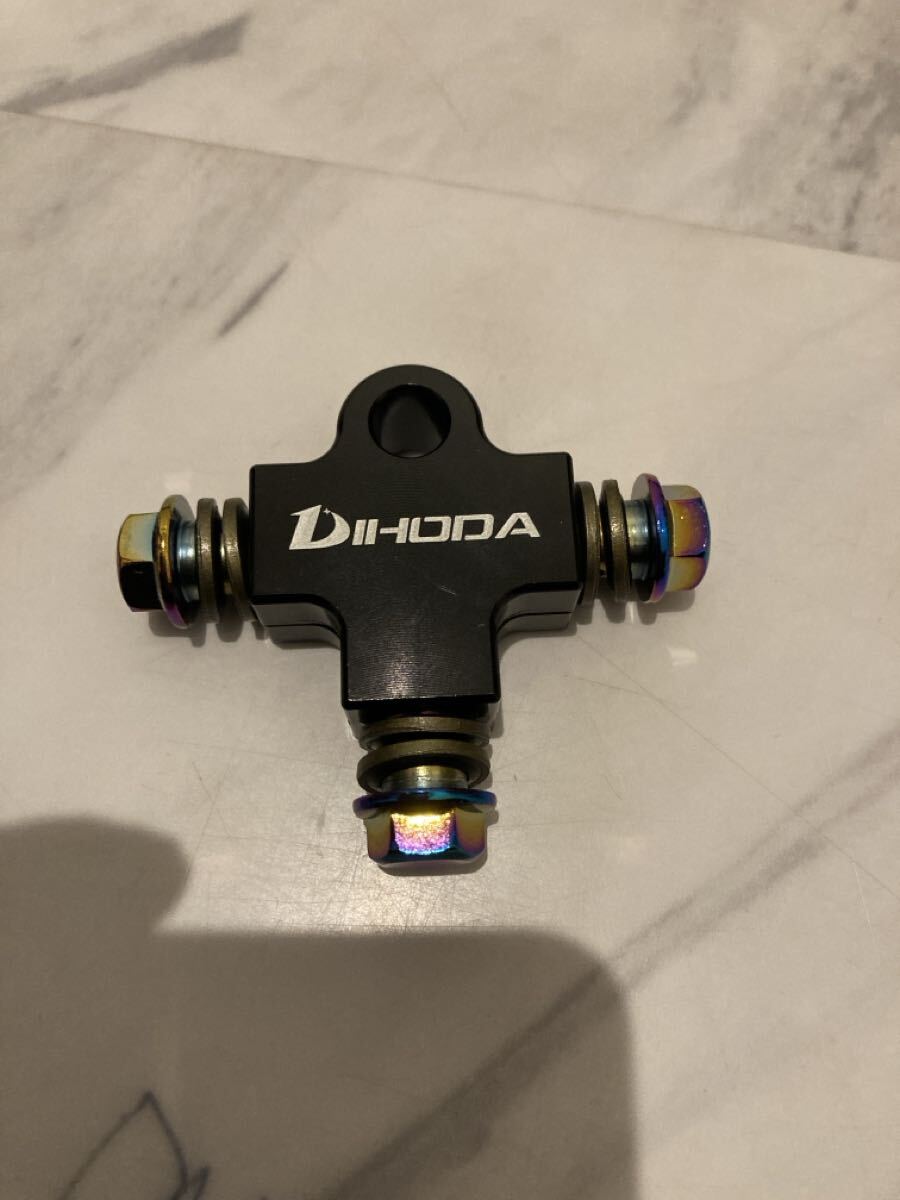 T字 ブレーキホース ジョイント セット 3WAYバイク ブレーキ分配 分岐_画像1