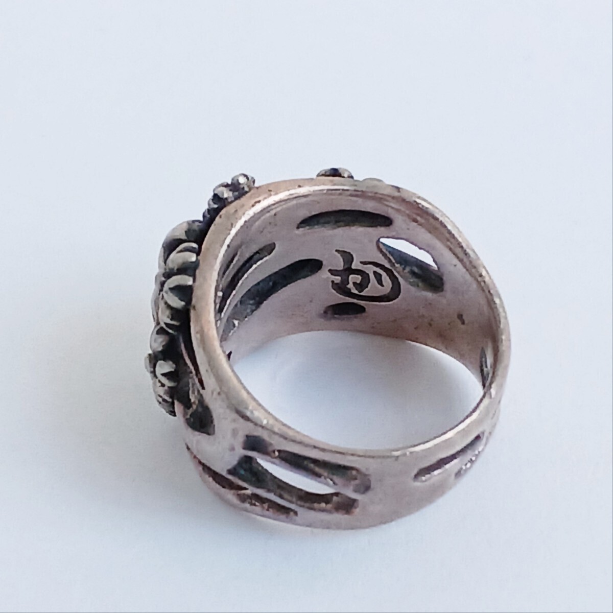 リング３点セットとポーチ１点　 ウルフマン B.R.S かすう工房　シルバーリング_画像9