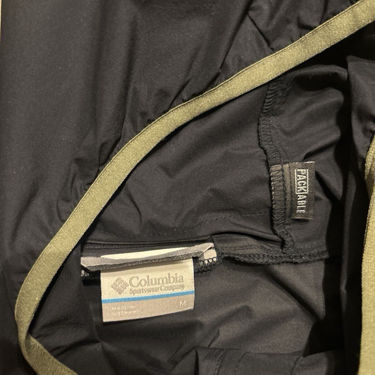Columbia コロンビア M ナイロンジャケット パッカブル 薄手_画像3