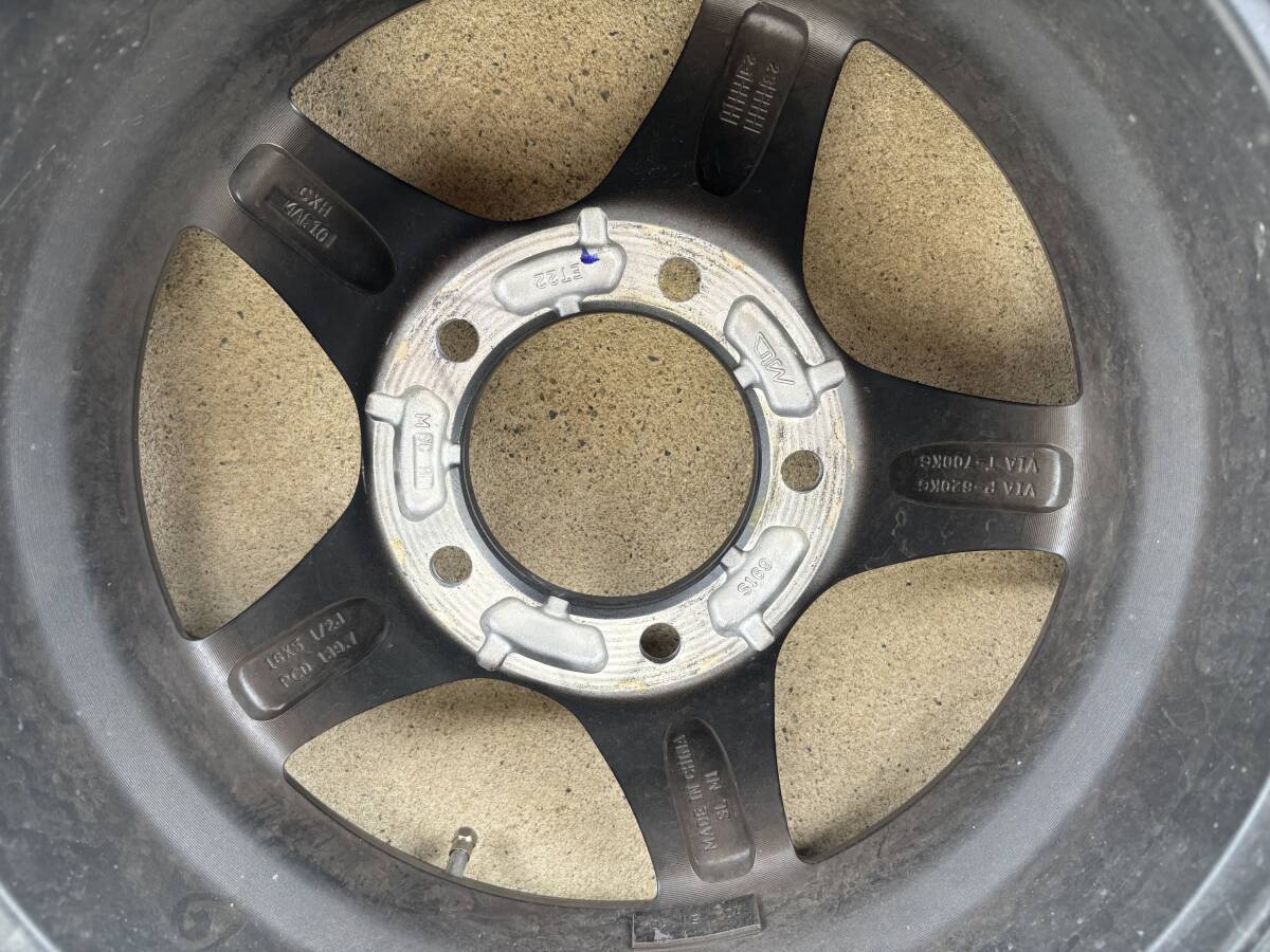 175/80R16 16インチ 4本 スタッドレスタイヤ ホイール ナット付 ウィンターマックス ジムニー JB64 2023年製タイヤ_画像3