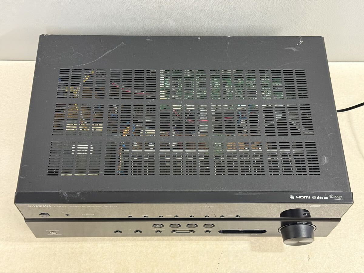 YAMAHA ヤマハ RX-V473 AVアンプ AVレシーバー RAV464 リモコン付き 通電のみ確認済み 現状品 _画像4