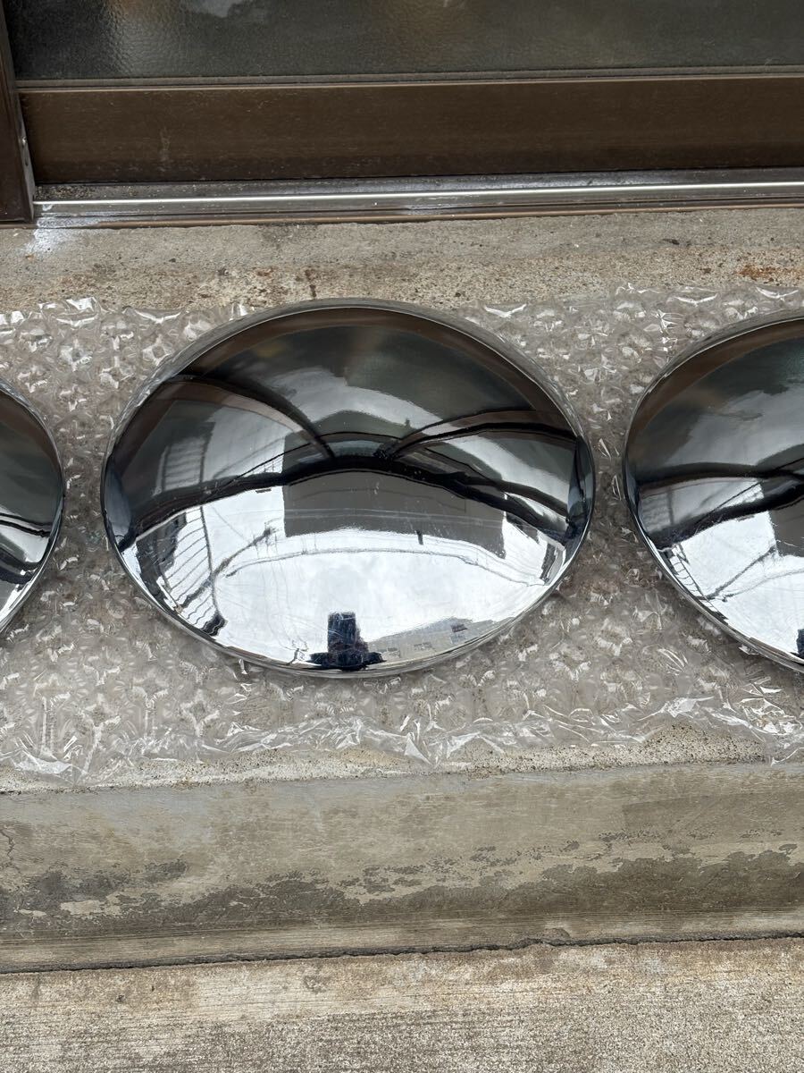 VW空冷ワーゲン1965年迄の5穴用ハブキャップ ホイールキャップ未使用ゆき_画像4