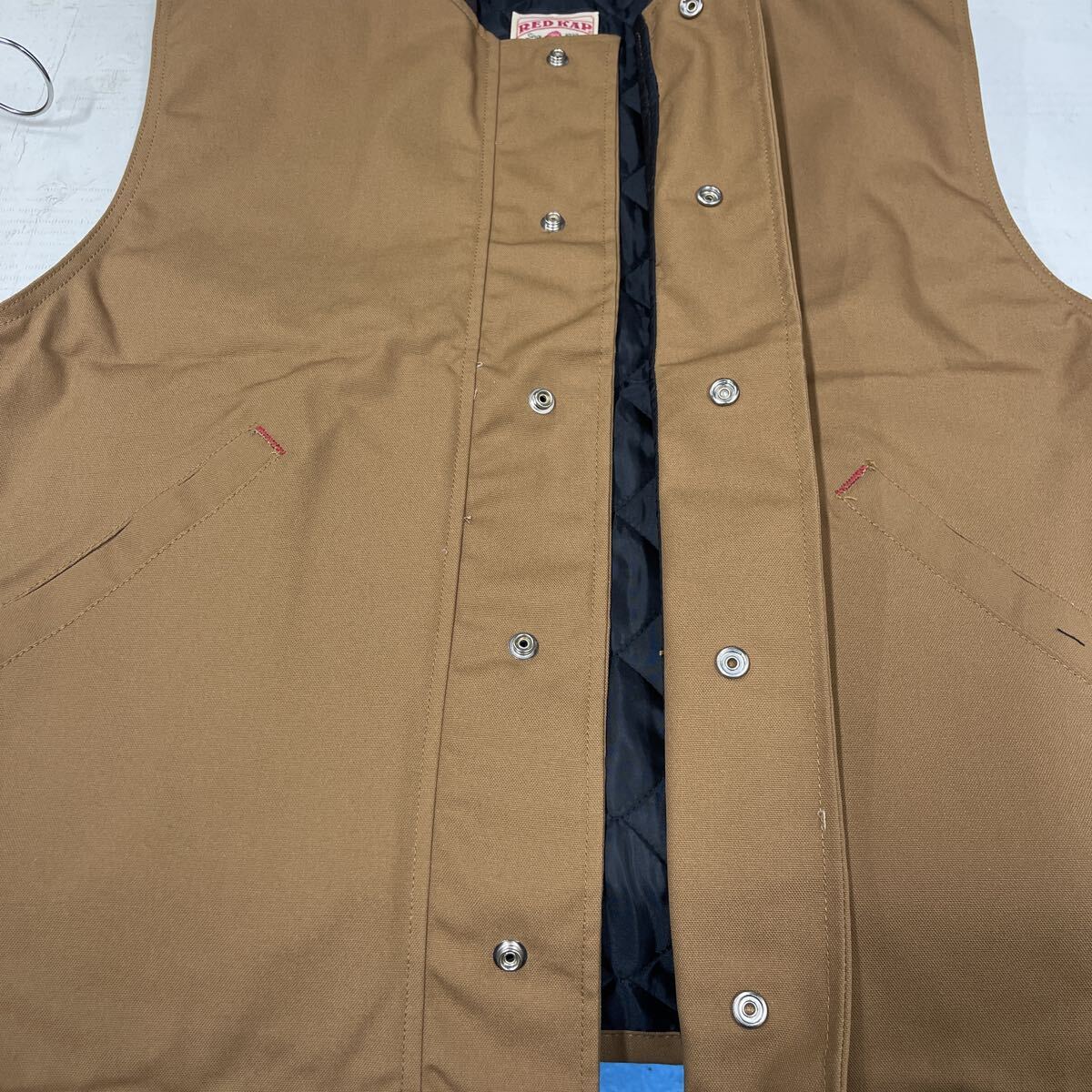 L 新品 VD22 レッドキャップ ブラウン ダックベスト RED KAP Blended Duck Insulated Vest ダック 1_画像3