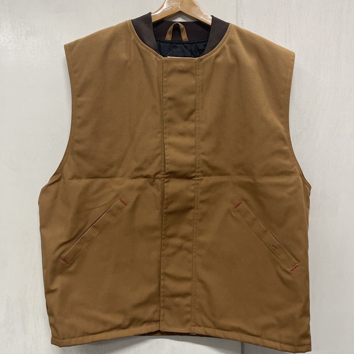 L 新品 VD22 レッドキャップ ブラウン ダックベスト RED KAP Blended Duck Insulated Vest ダック 1_画像1