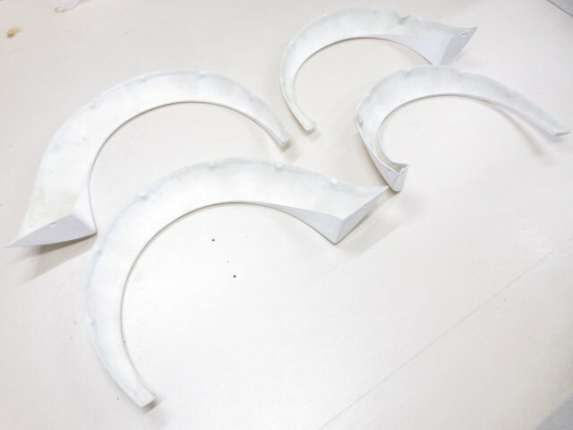 在庫あり サニー B110 TSタイプ オーバーフェンダー A12 A14 B120 KB110 FRP フェンダー_画像5