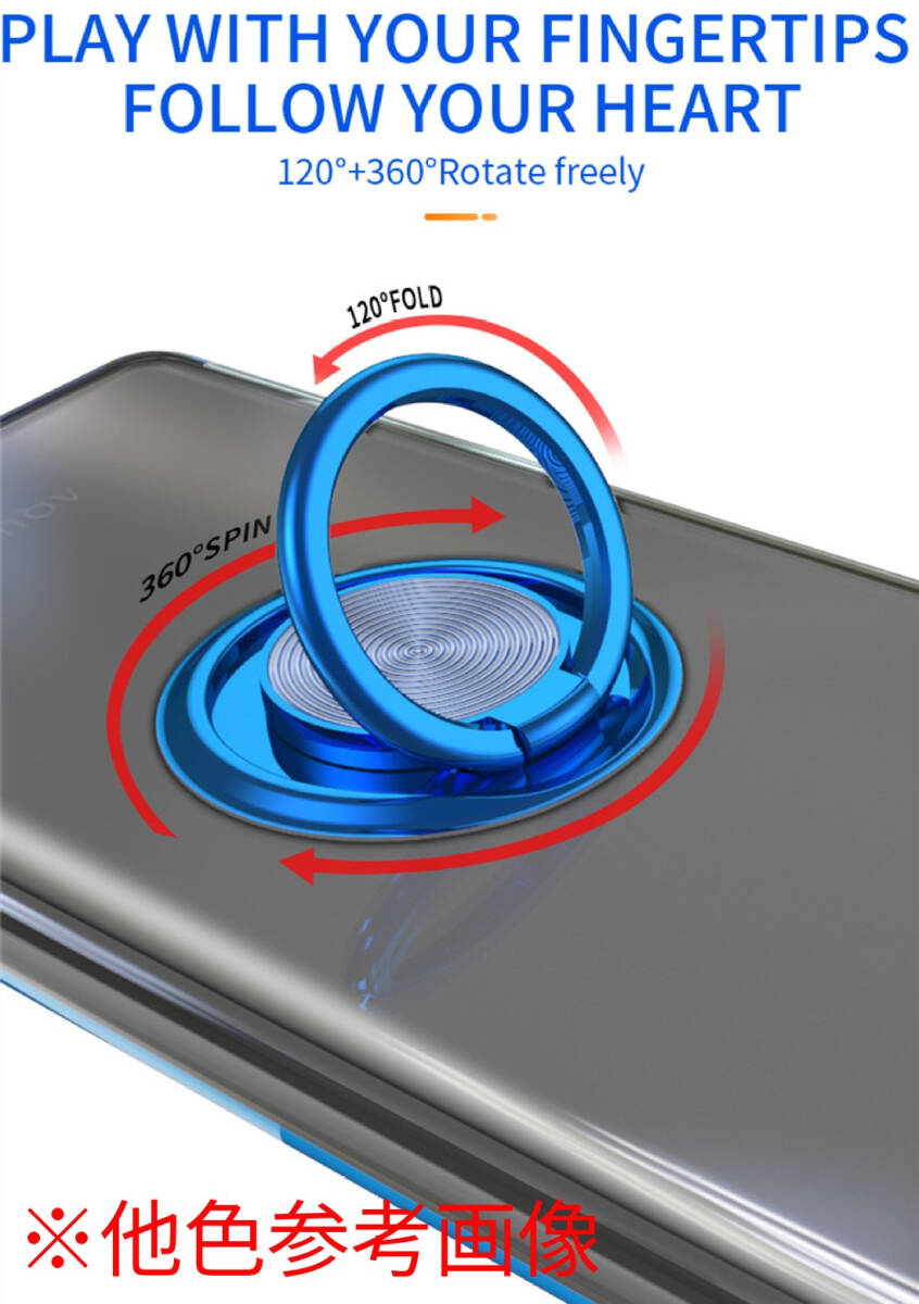 Pixel 8a スケルトン リング スマホケース ブラック(ゆうパケ)_画像7