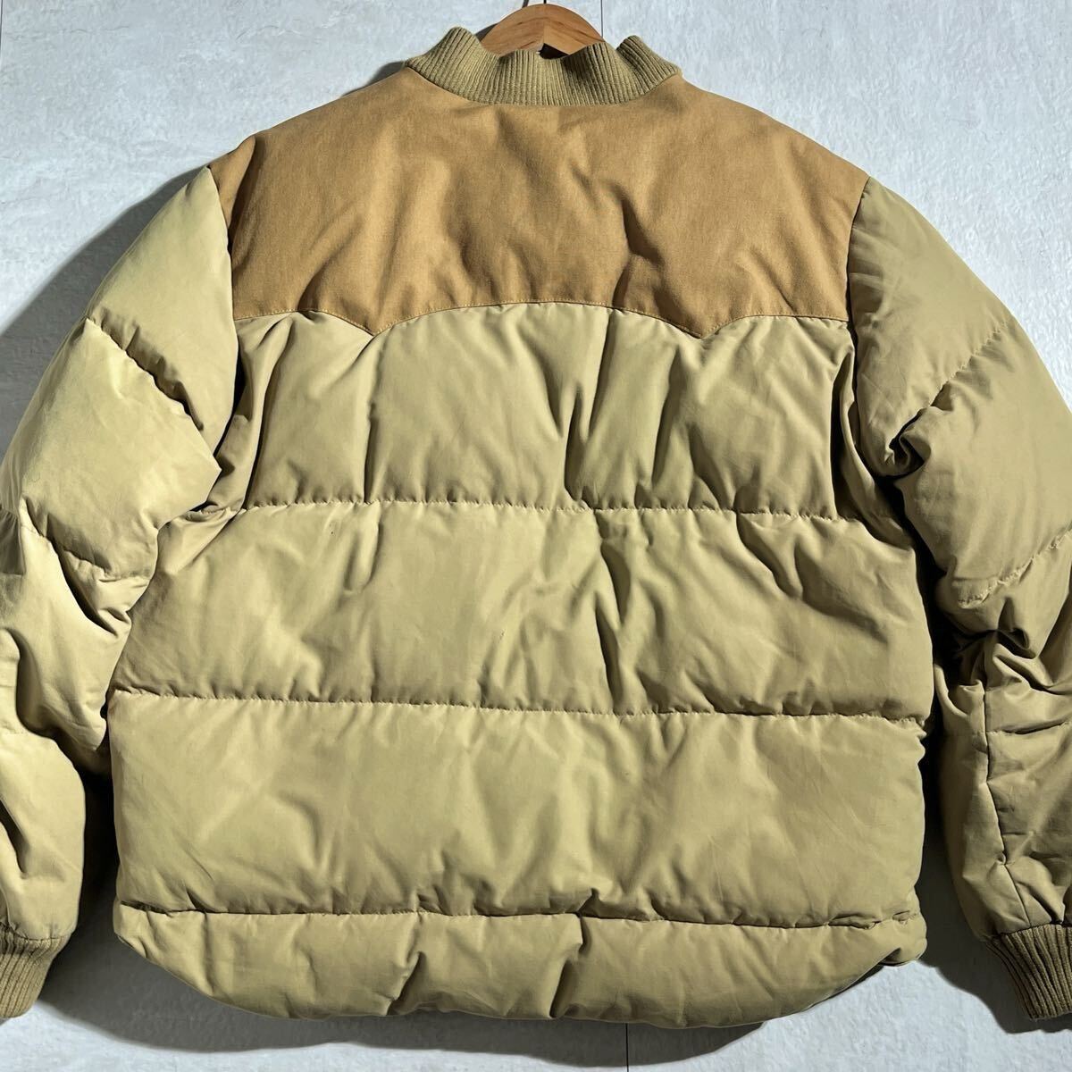 美品/XL●FILSON【重厚感/クラシック】フィルソン メンズ 高品質 ダウンジャケット アウター リブ仕様 実用性 オイルフィニッシュ ベージュ_画像10