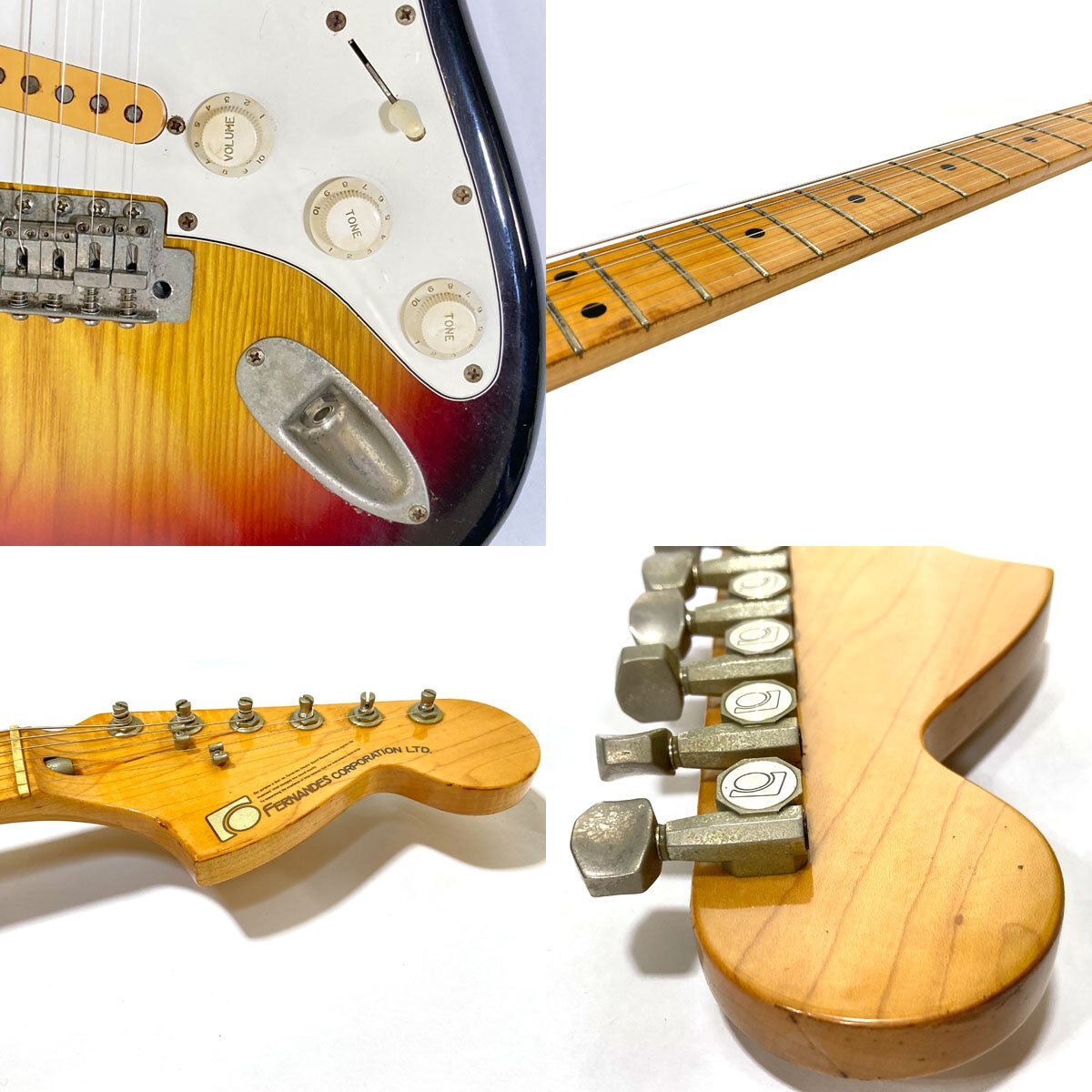 Fernandes 石ロゴ 1977-1981 ストラトタイプ 3本ボルト FST-50 FST50 フェルナンデス エレキギター_画像6
