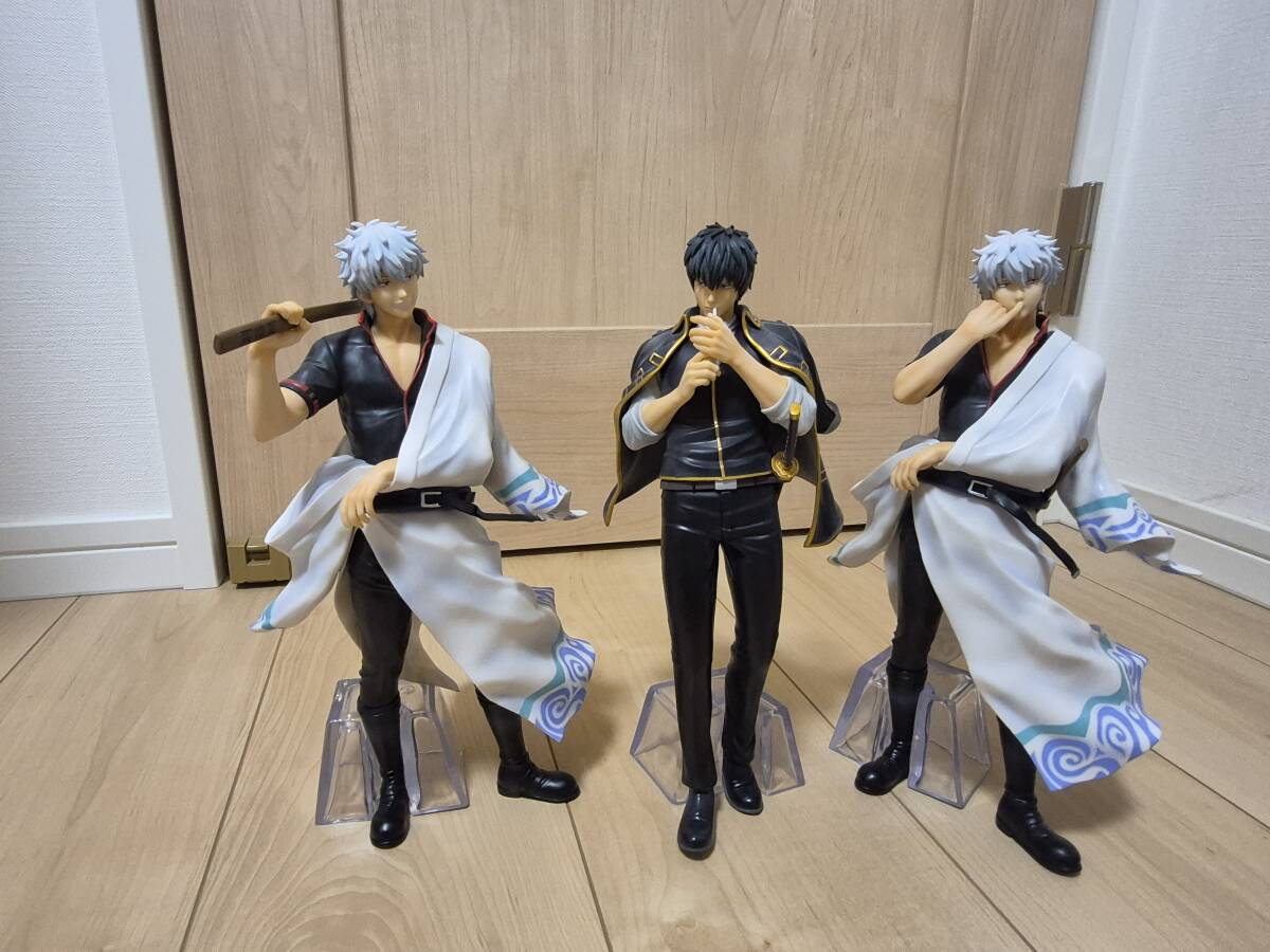 銀時 一番くじ ~くじはノリとタイミング~ A賞 坂田銀時 、B賞 土方十四郎 、ラストワン賞 坂田銀時 の3人セット_画像1