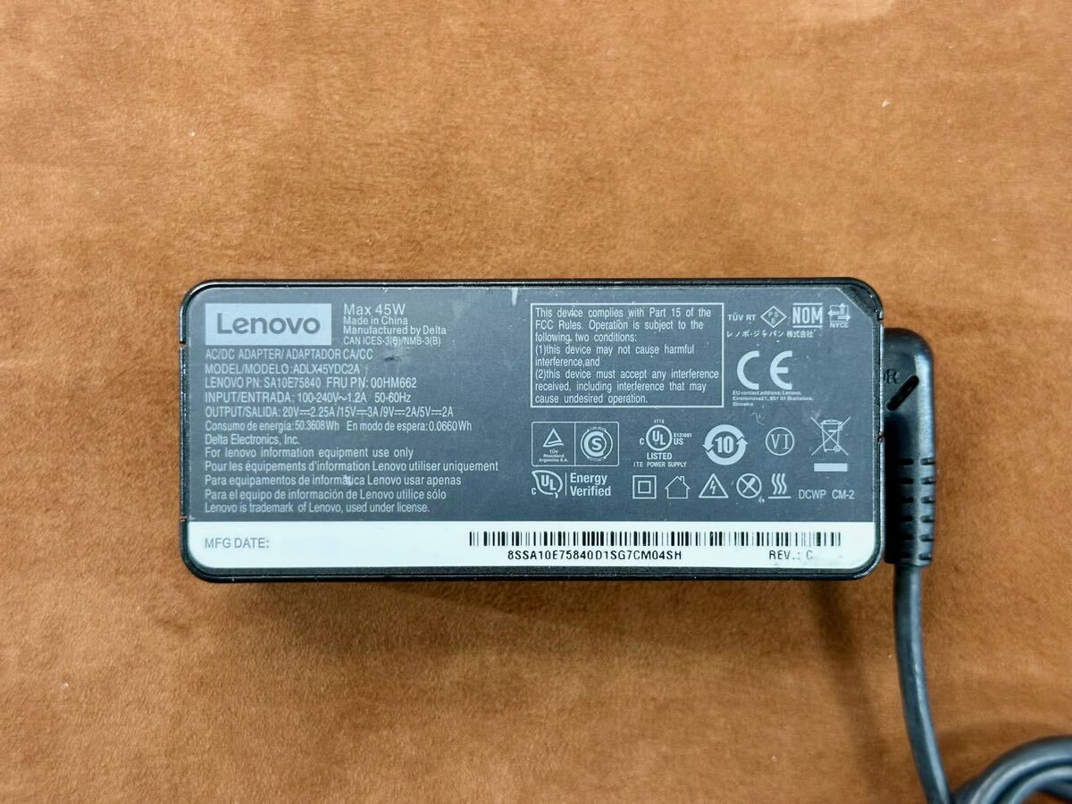Lenovo 純正 USBC ACアダプター ADLX45YCC2D 45W（20V／2.25A）在庫複数あり_画像3