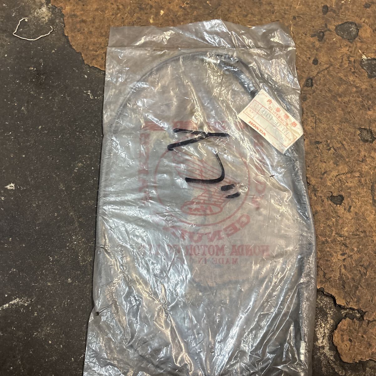 ホンダ HONDA 当時物・未使用 イブ イブスマイル AF06 リアブレーキワイヤー 43450-GK8-671 HONDA 純正 部品 A78_画像5