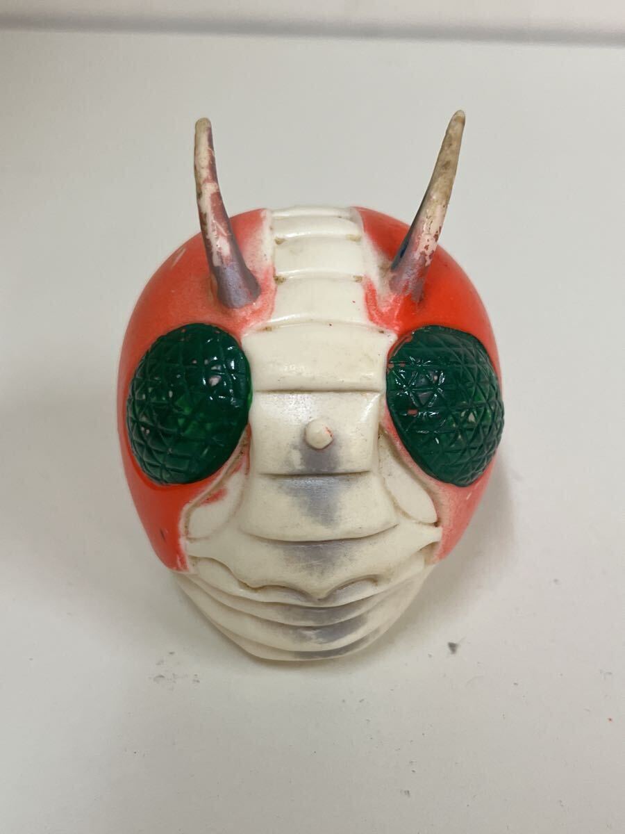旧バンダイ 仮面ライダー V3 面取れ 当時物 石森プロ ソフビ_画像6