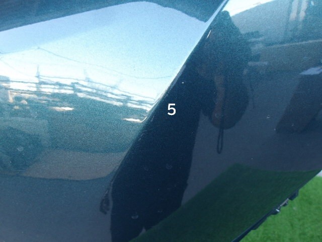 プジョー ３００８／Ｐ８４系　フロント上下カバーのみ　センサー穴6ヶ有　No.056499【裏刻印No.：C06760-091ISM026】_画像5