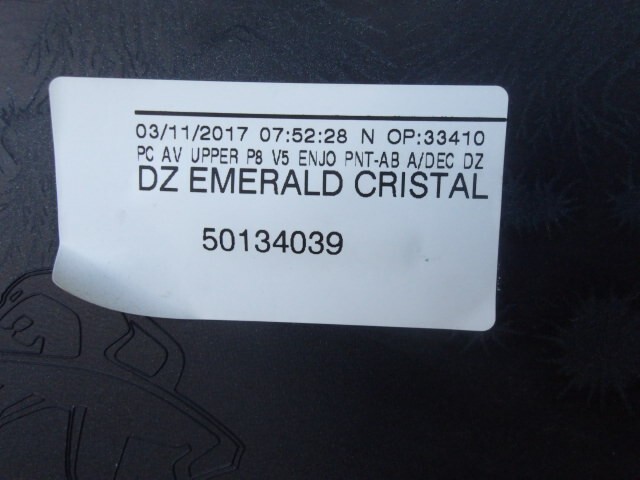 プジョー ３００８／Ｐ８４系　フロント上下カバーのみ　センサー穴6ヶ有　No.056499【裏刻印No.：C06760-091ISM026】_画像10