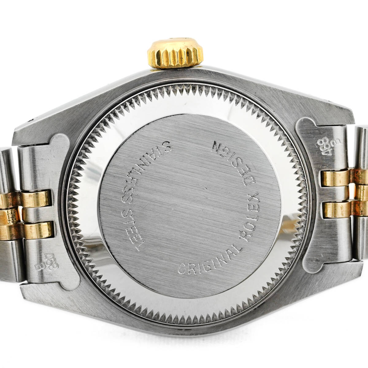 ROLEX ロレックス デイトジャスト 69173 自動巻き ホワイト文字盤 レディース 保証書 (K-OH3745)_画像9