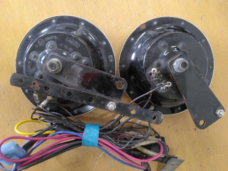 当時物 旧車 MARUKO HORN マルコホーン ULM-I MK21S パレットにて使用_画像6