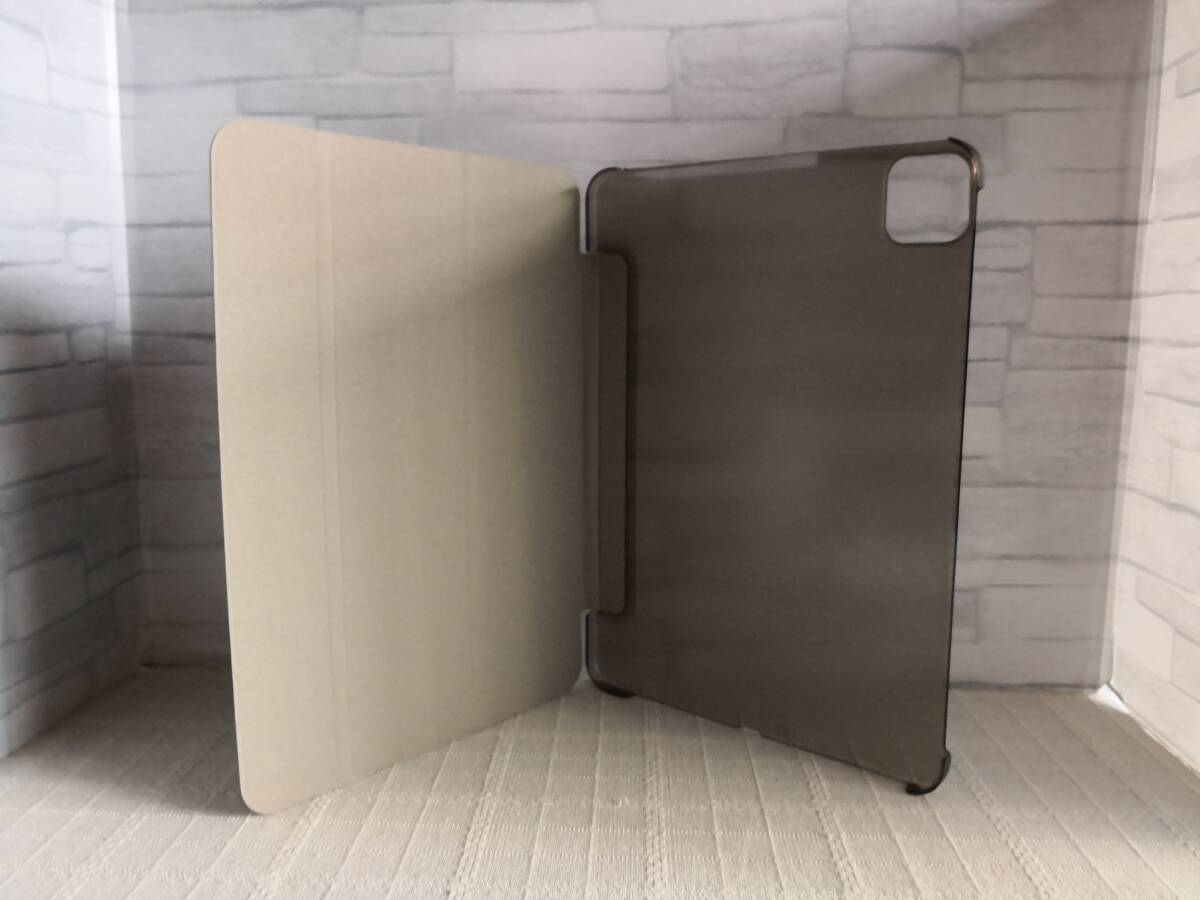 (アウトレットh-14)(薄型 軽量) iPad Air4/Air5(10.9インチ)/Pro11インチ 初代/2/3/4世代 共用 ブラック スマート ケース _画像6