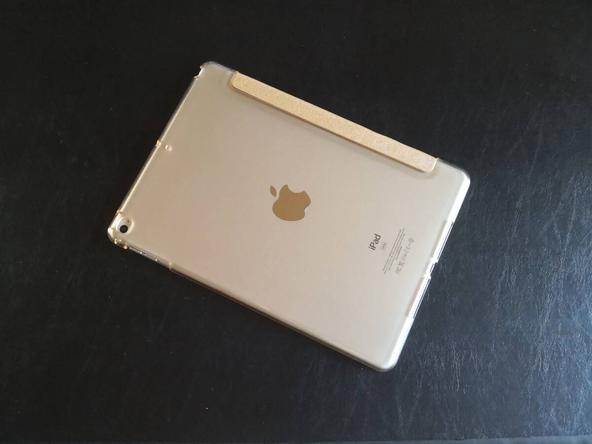 薄型軽量 iPad 6世代/5世代/Air/Air2 ゴールド スマートケース_画像5