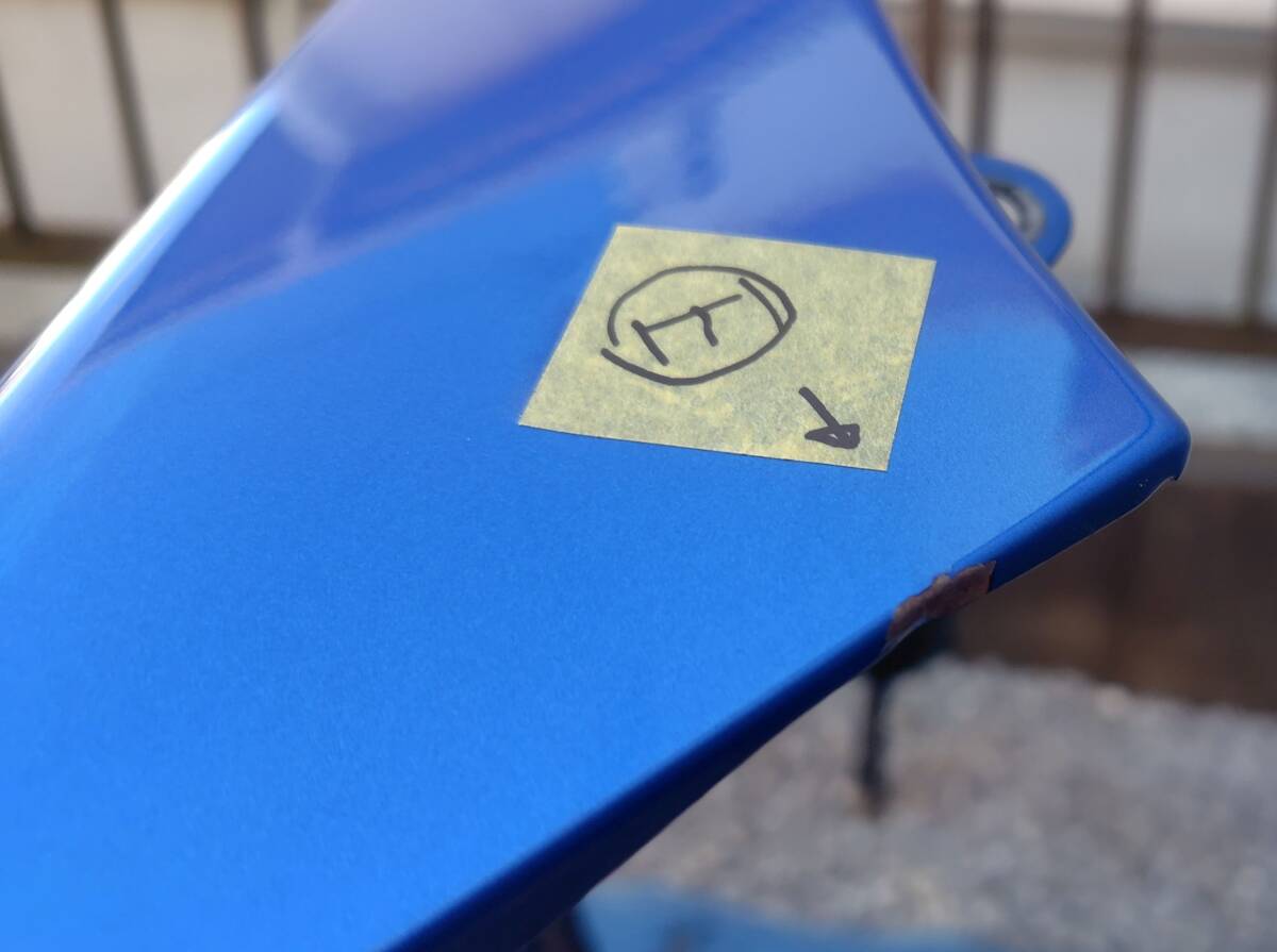 【手渡しのみ】WRX-STI　VAB WRX-STI 左右セットフェンダー　ブルーパール スバル 純正　引き取り限定 埼玉_画像8