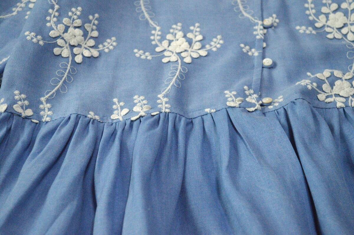 【L】総刺繍シンプルな大人可愛いトップス♪_画像5