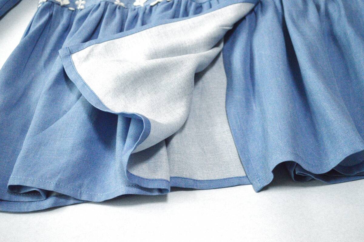 【L】総刺繍シンプルな大人可愛いトップス♪_画像7