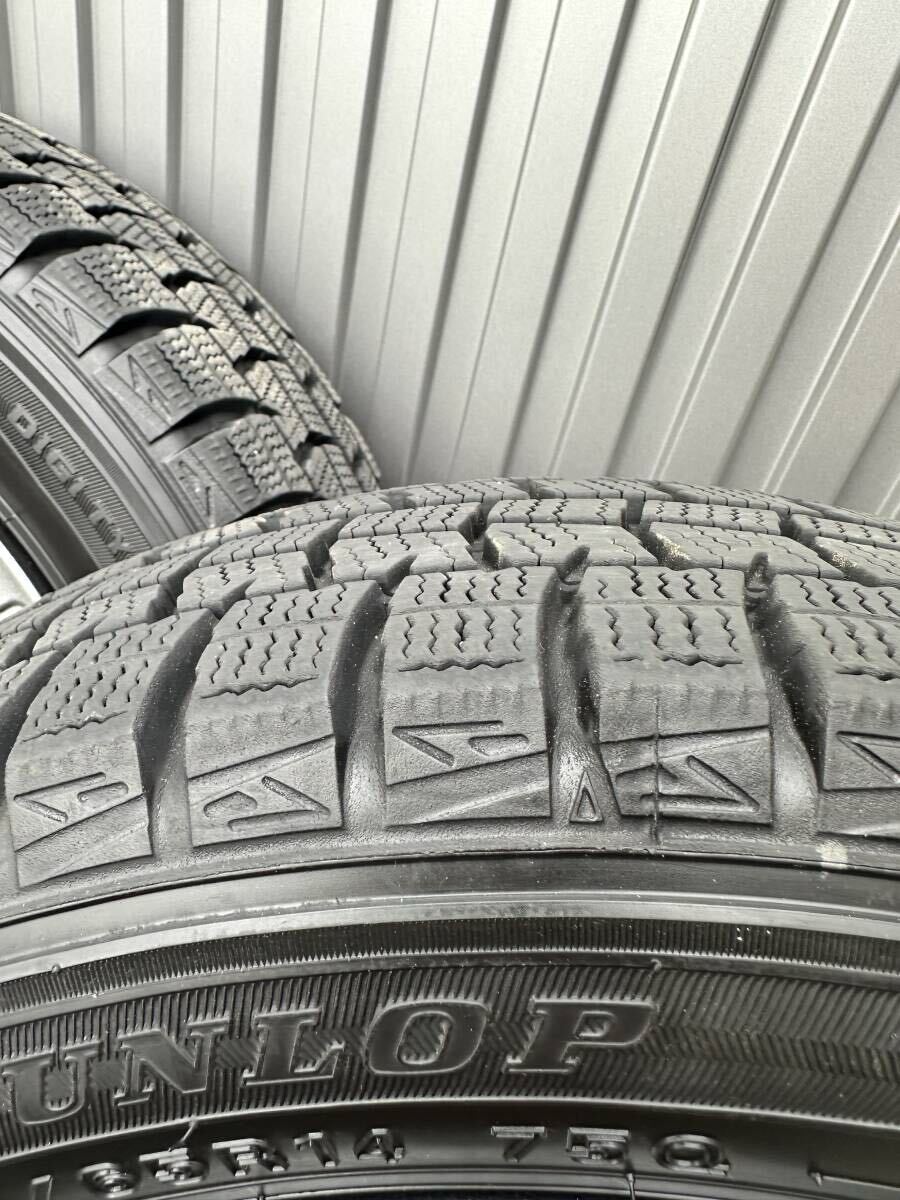 バリ山 スタッドレスタイヤホイールセット DUNLOP ウインターマックス WM01 155/65R14 ホイールSEIN(共豊)PCD100 4穴インセット45_画像7