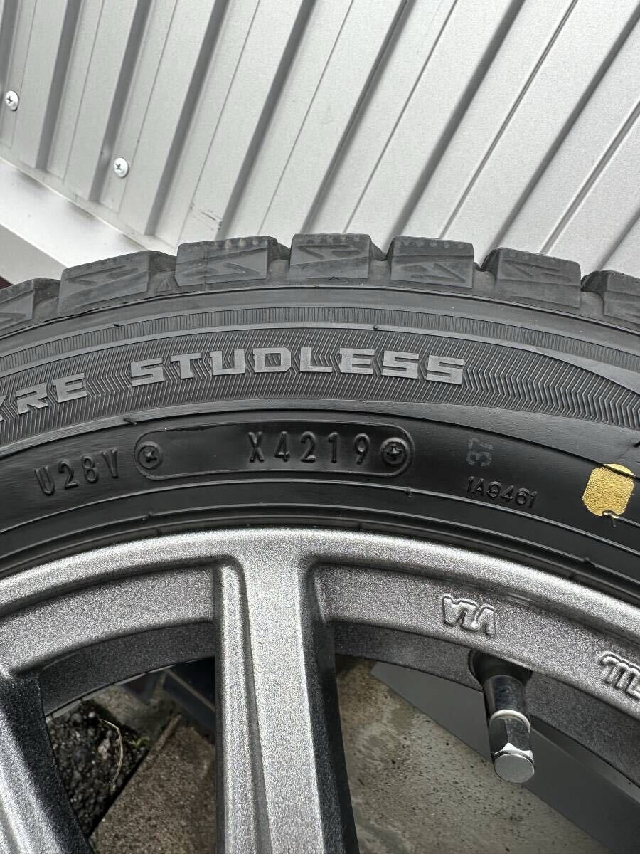 バリ山 スタッドレスタイヤホイールセット DUNLOP ウインターマックス WM01 155/65R14 ホイールSEIN(共豊)PCD100 4穴インセット45_画像10