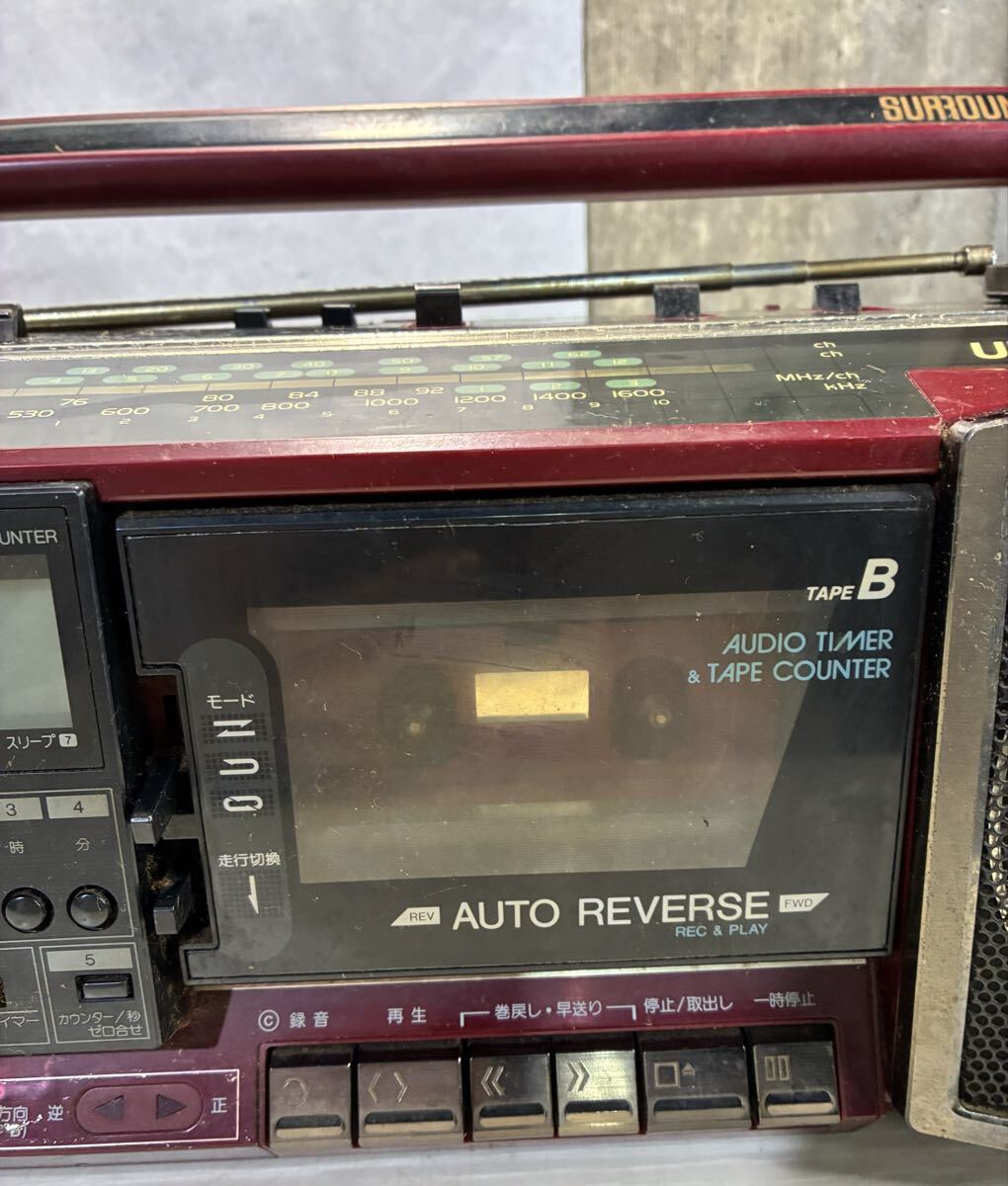 ☆ 昭和 レトロ　希少 SANYO U4-W80 ラジカセ _画像9