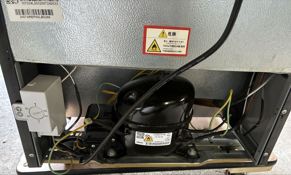 * 1 дверь морозилка 60L 2020 год производства Showa Retro чувство Grand-Line ARE-F60LB Sapporo город запад район .. самовывоз приветствуется 