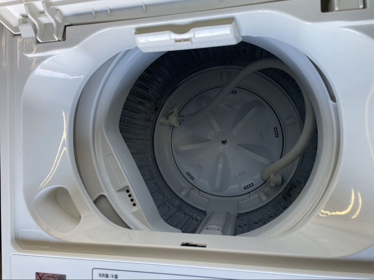 ☆ 札幌市西区にて直接引き取り限定 洗濯機 4.5kg ホワイト YAMADA 全自動洗濯機 YWM-T45H1 洗濯機 ⑦_画像4