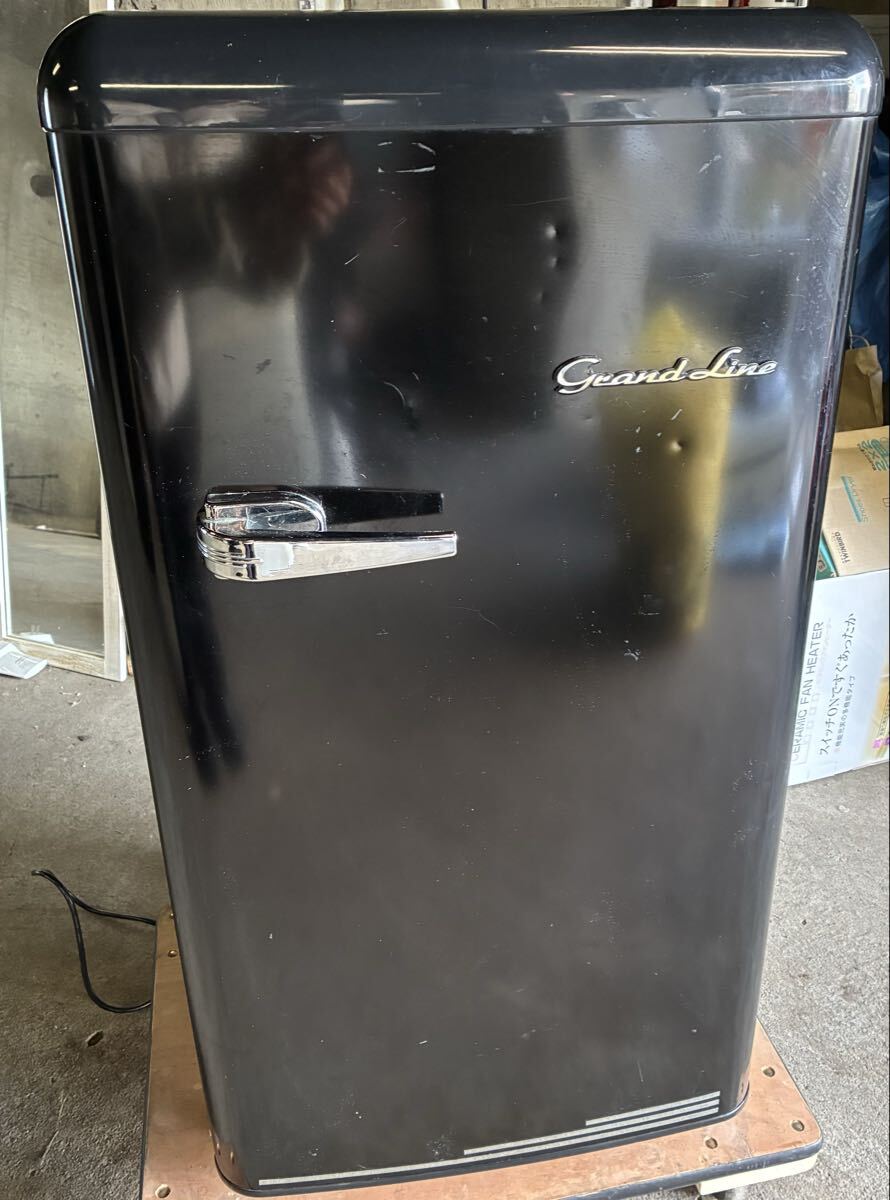 * 1 дверь морозилка 60L 2020 год производства Showa Retro чувство Grand-Line ARE-F60LB Sapporo город запад район .. самовывоз приветствуется 