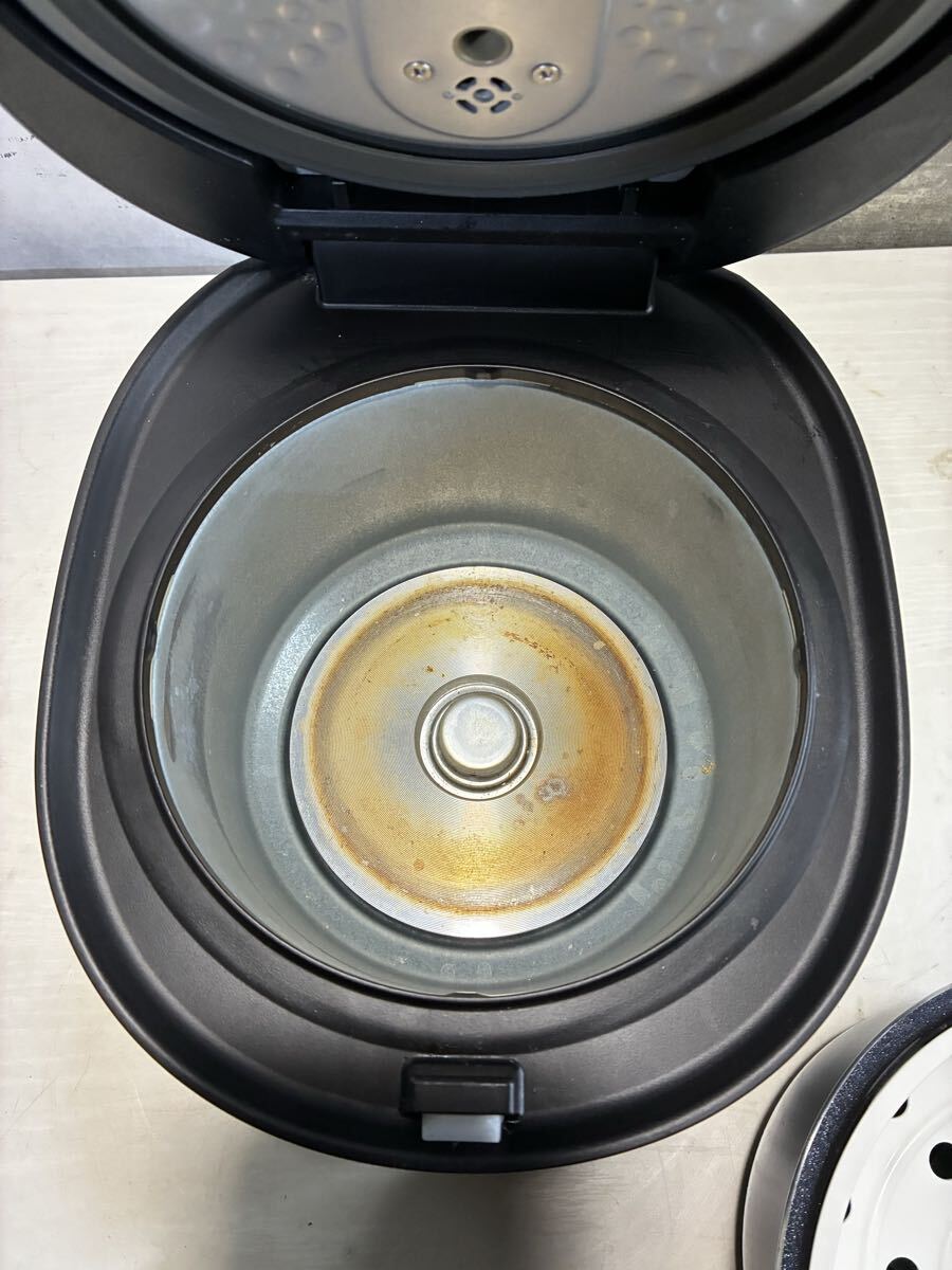☆ 炊飯器 YAMADASELECT ヤマダオリジナル 3合炊きマイコンジャー炊飯器 NRC-M05H1 2021年製　②_画像8
