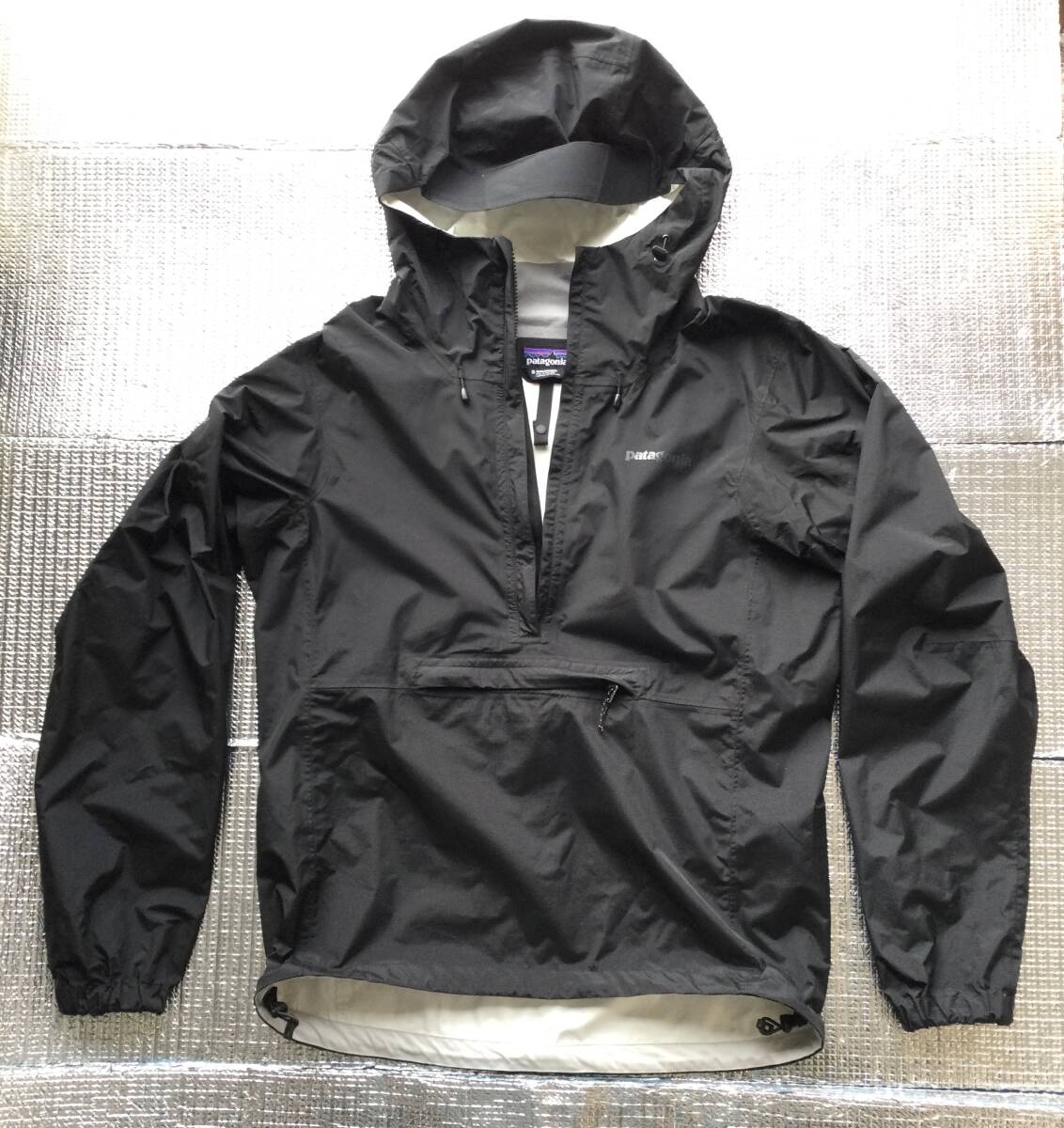H2No 防水透湿【Patagonia Torrentshell Pullover★パタゴニア トレントシェルプルオーバーアノラックパーカー 】キャンプウインドブレーカ_画像1