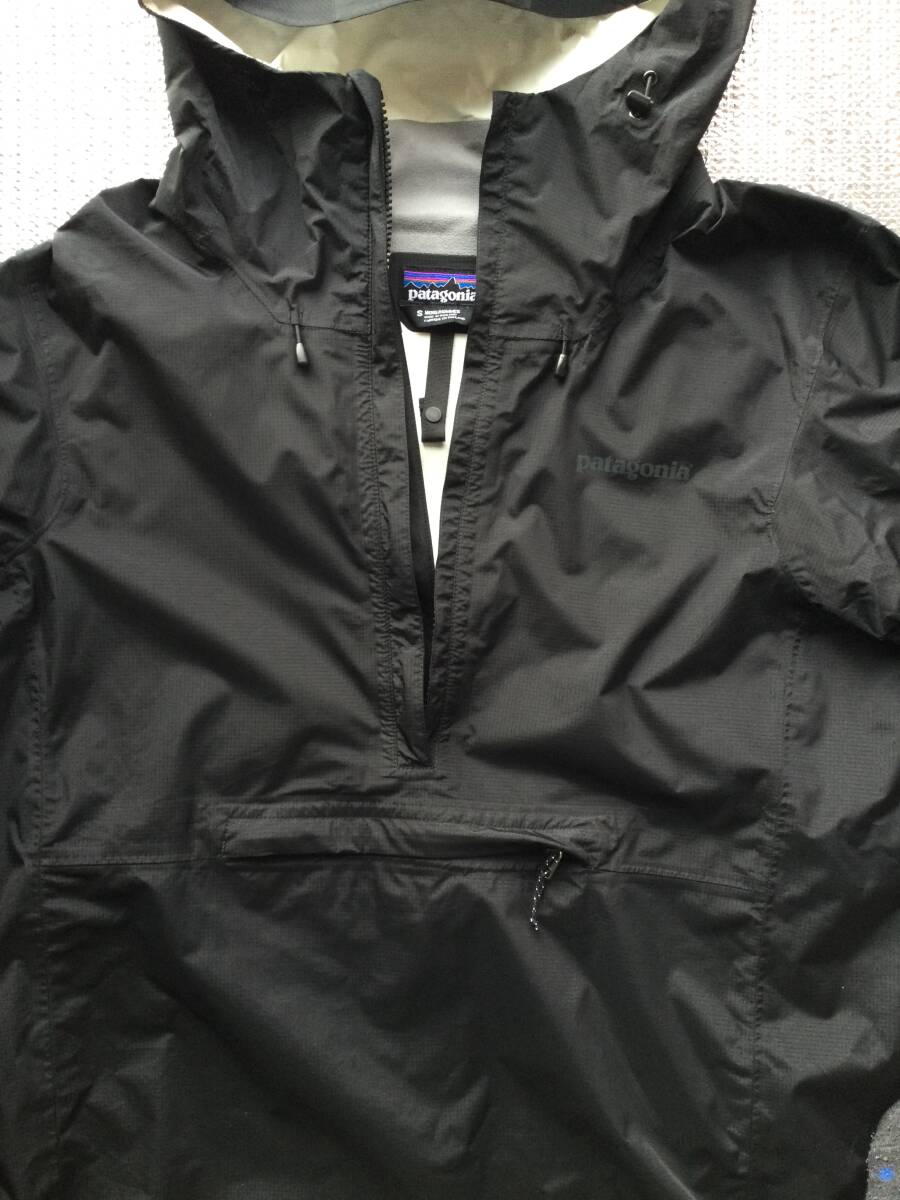H2No 防水透湿【Patagonia Torrentshell Pullover★パタゴニア トレントシェルプルオーバーアノラックパーカー 】キャンプウインドブレーカ_画像5