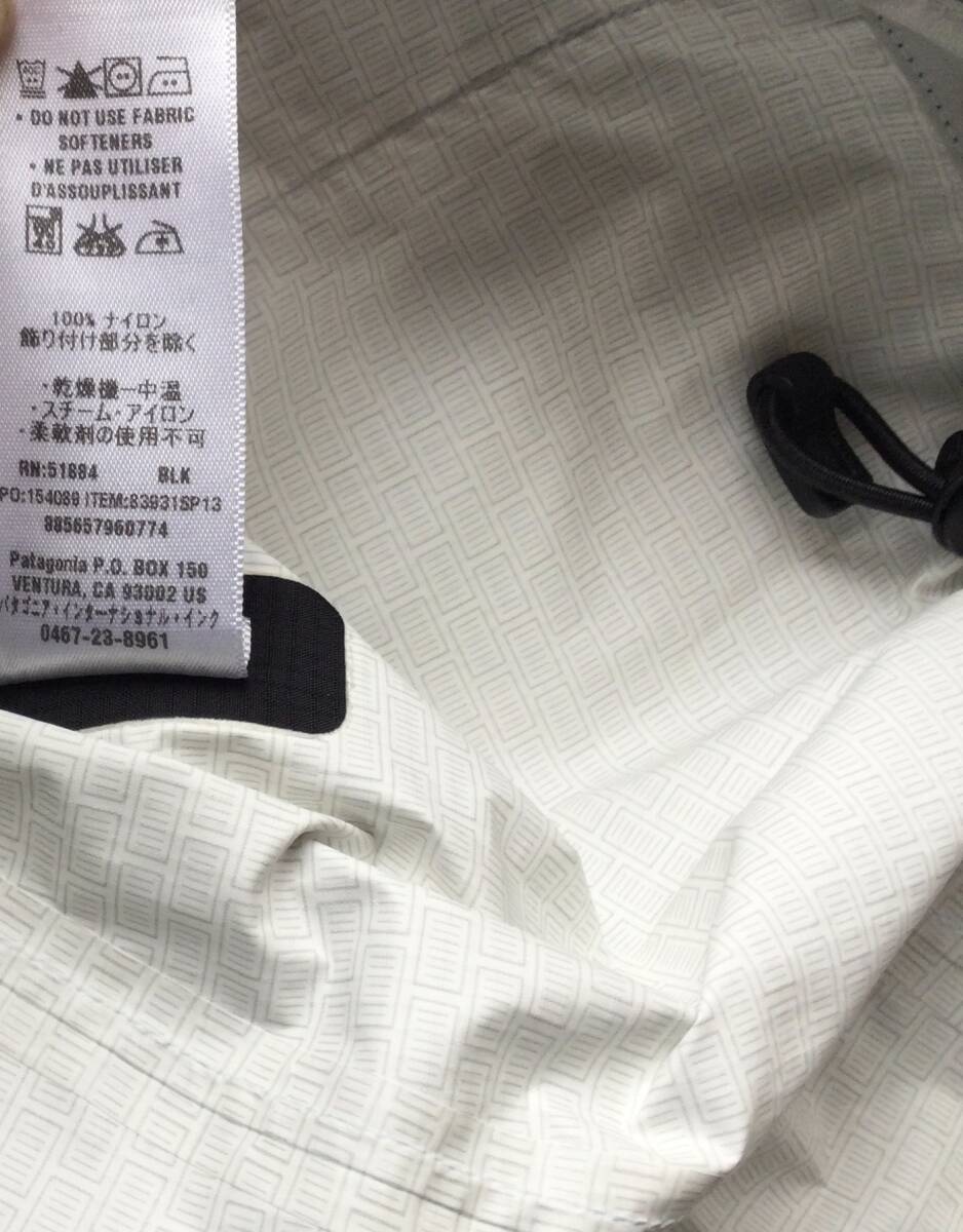 H2No 防水透湿【Patagonia Torrentshell Pullover★パタゴニア トレントシェルプルオーバーアノラックパーカー 】キャンプウインドブレーカ_画像4