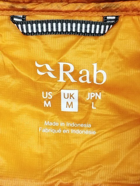 G658b [秋冬][人気] Rab ラブ ジャケット L グレー×ブラック Cirrus Ultra Hoody QIP-21 | アウター G_画像3