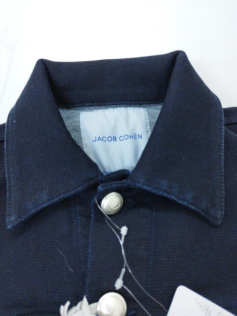 L084b [未使用品] JACOB COHEN ヤコブコーエン デニムジャケット XS インディゴ系 81700 ストレッチ | アウター N_画像7
