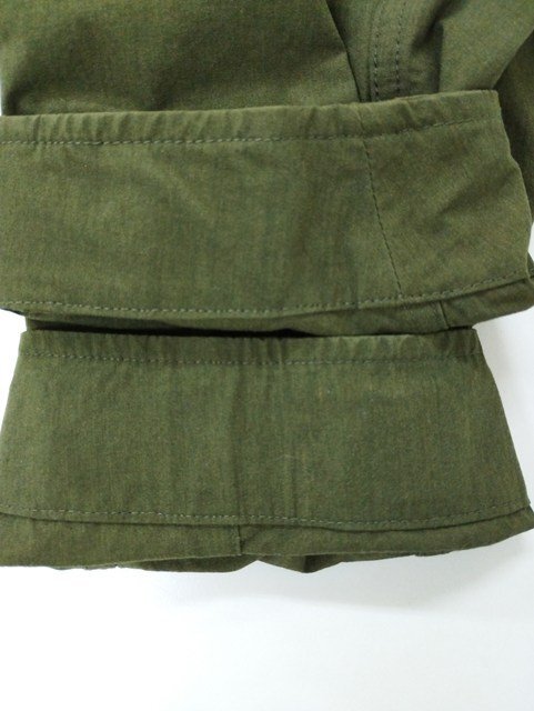 L098c [人気] JUNYA WATANABE ジュンヤワタナベ タイプライター ウールエステル ミリタリー パーカー ジャケット M カーキ | アウター N_画像5