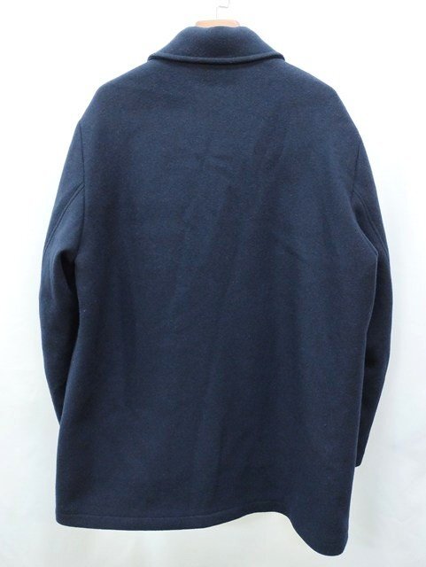 G729c [人気] Polo by Ralph Lauren ポロラルフローレン メルトンステンカラーコート 46R ネイビー 0200017573 | アウター G_画像2