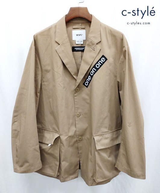 L088b [コラボ] WTAPS × UNDERCOVER ダブルタップス × アンダーカバー ONE ON ONE JACKET 04 ベージュ | アウター N_画像1